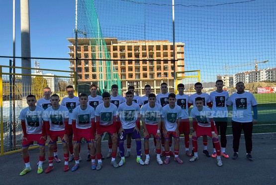 Dirljiv gest mladih Borčevaca: Majice sa likom Mladena Žižovića pred duel sa Zrinjskim