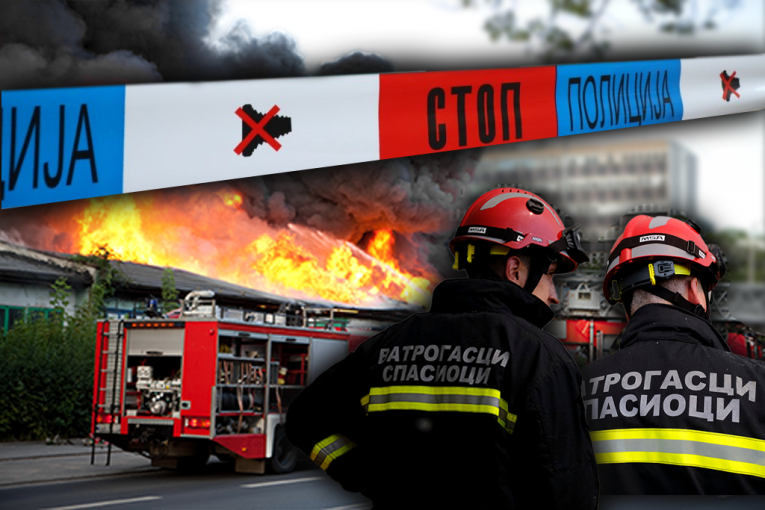 DRAMA U LAZAREVCU! Buknuo požar u zgradi, osam ljudi spaseno! VRTIĆ HITNO EVAKUISAN!