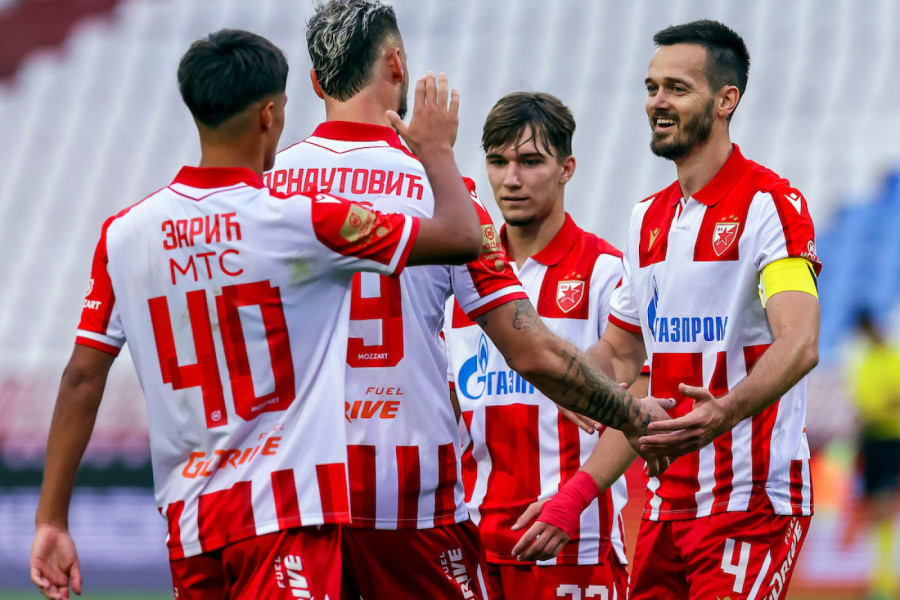 (POLUVREME) BORI SE ZVEZDA NA MARAKANI: Čist egal uz dominaciju crveno-belih sa igračem manje…