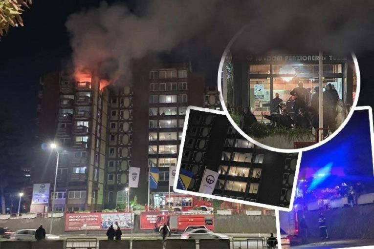 POŽAR IZBIO U DELU DOMA ZA STARE GDE SE NALAZE NEPOKRETNI! Crni dan u Tuzli – 10 mrtvih, 20 povređenih