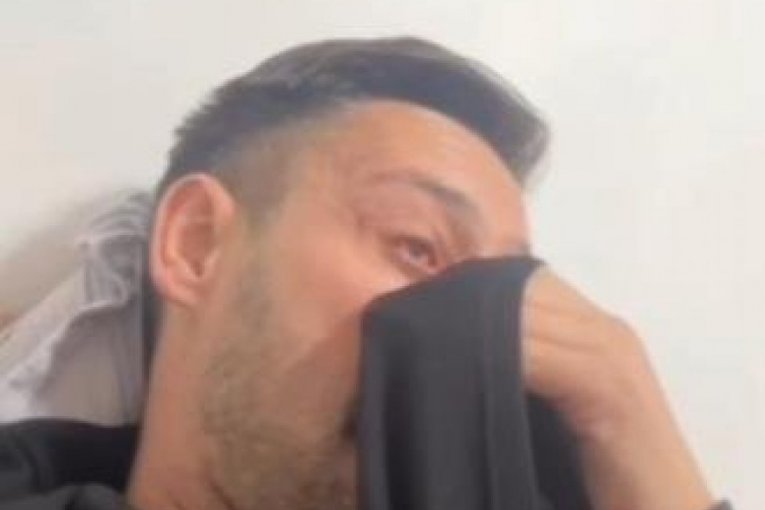 NIJE MOGAO DA SAKRIJE SUZE RADOSNICE! Pogledajte reakciju Milana Vasiča kada je saznao da mu je žena trudna! (VIDEO)