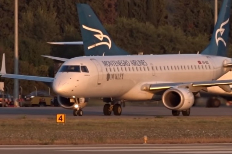 ŠTA SE OVO DOGODILO? Nestvarni snimak iz Crne Gore, pogledajte gde je avion POŠAO sa piste (VIDEO)