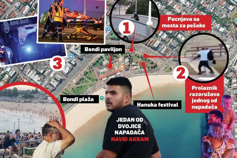VEŽBALI PUCANJE I MESECIMA UNAPRED PLANIRALI NAPAD! Isplivali novi detalji istrage masakra u Sidneju