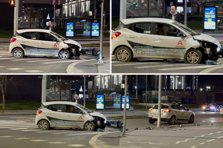 SILOVIT SUDAR KOD TC UŠĆE! Teška saobraćajna nesreća u novogodišnjoj noći u Beogradu (FOTO, VIDEO)