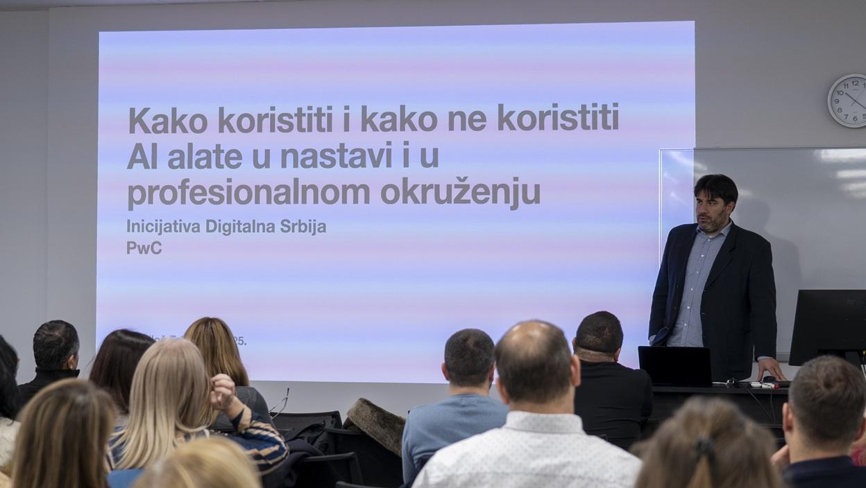 Završen projekat „AI u školama“ – privreda i obrazovanje zajedno za generaciju spremnu za budućnost