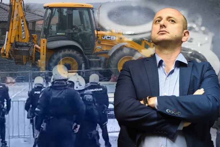 Milan Knežević i predsednik Opštine Zeta ušli u zgradu Gradske uprave Podgorica