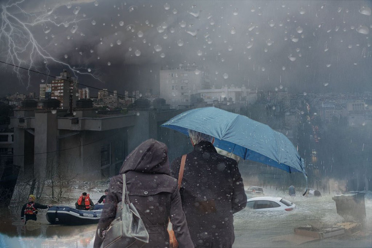 POPLAVLJENE KUĆE, MOSTOVI I PUTEVI BLOKIRANI! Kataklizma u Crnoj Gori, nevreme napravilo HAOS! (FOTO, VIDEO)