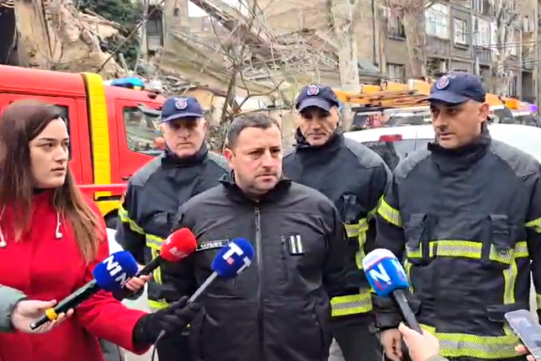 DVE OSOBE EVAKUISANE! Načelnik Sektora za vanredne situacije o urušavanju u centru Beograda