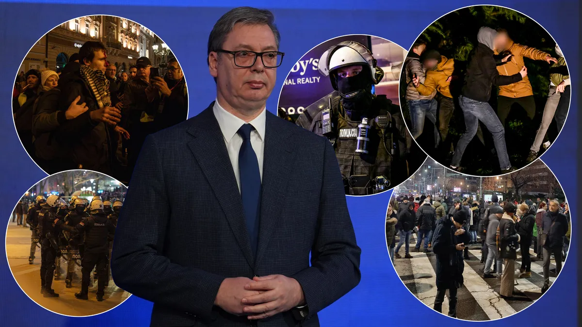 Razbijene glave na ulicama Novog Sada i još jedan Vučićev „amin“ na nasilje