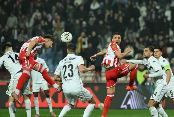 Crvena zvezda razbila Partizan 3:0 u 178. vječitom derbiju