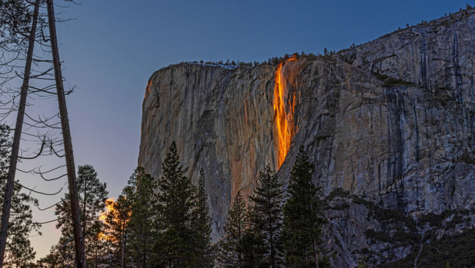 Fenomen Yosemite Firefall: Prirodni spektakl u februaru