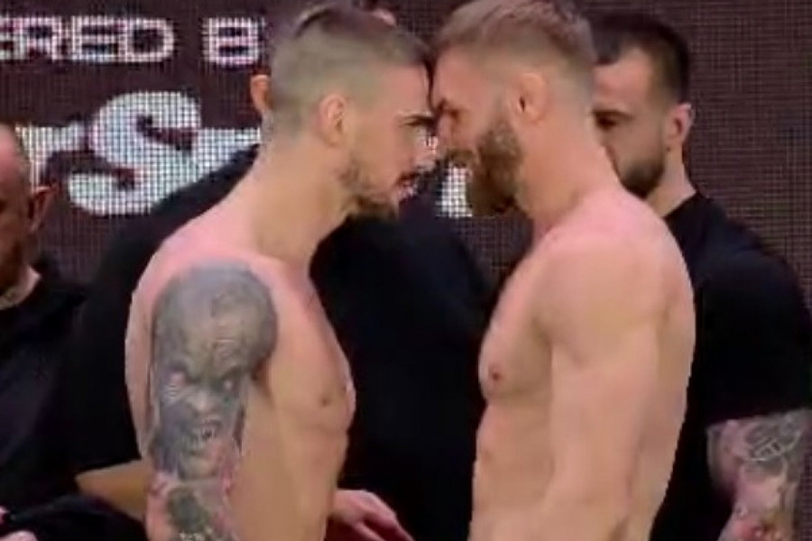 NIJE ZA DEČIJE UŠI! BOJKOVIĆ ZAPRETIO RIVALU I UNEO MU SE U LICE: Frka na merenju pred MMA spektakl u Hrvatskoj (VIDEO)