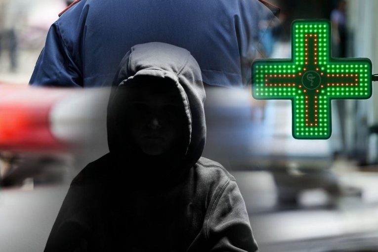 DRAMA U KRNJAČI! Maskirani razbojnik preplašio radnice i ojadio apoteku!