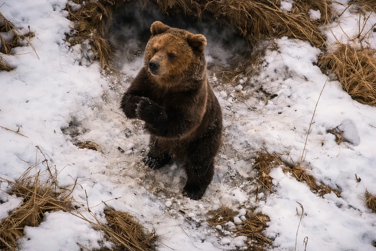 Dronom tražili nestalog čoveka u šumama Estonije pa snimili medveda kako se budi iz hibernacije (VIDEO) – Vesti iz Srbije, regiona i sveta