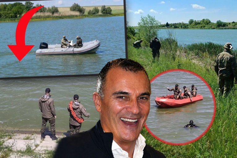RONIOCI ČEŠLJAJU JARKOVAČKO JEZERO! Počela velika potraga za telom Kekinog čoveka, policija i vojska traže trag Aleksandra Nešovića Baje! (FOTO)