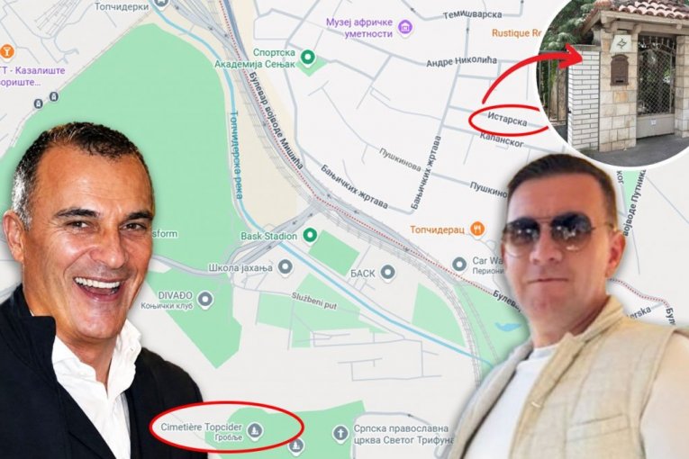 BAJINO TELO PREMEŠTANO NEKOLIKO PUTA?! Nakon zločina na Senjaku Bosketov, Mariov i Nešovićev telefon locirani na OVOM beogradskom groblju!