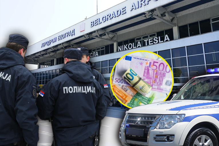 STAVIO PARE U PASOŠ! Na beogradskom aerodromu uhapšen muškarac zbog mita!