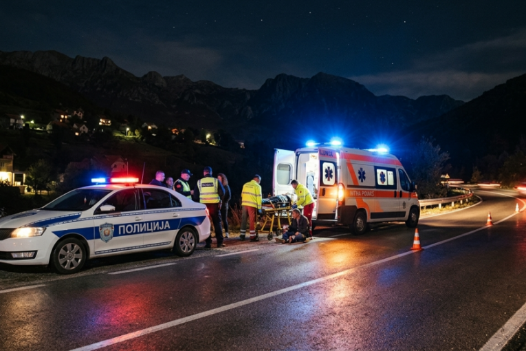 TEŠKO POVREĐEN DRŽAVLJANIN SRBIJE! Stravična nesreća kod Bijelog Polja!