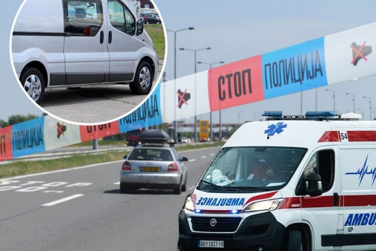 Kombi se zakucao u vozilo putara! (VIDEO)